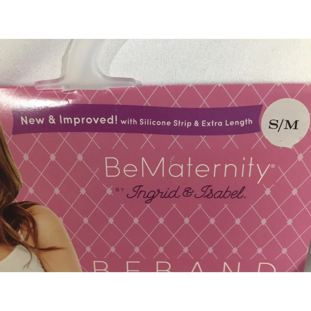NIP BeMaternity Ingrid Isabel BEBAND‎ Extra Length & Silicone Strip White S / M